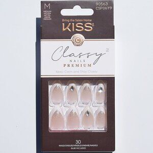 French Design Nails Medium Length - Say Yes. Stunning Wedding Nails for Brides.